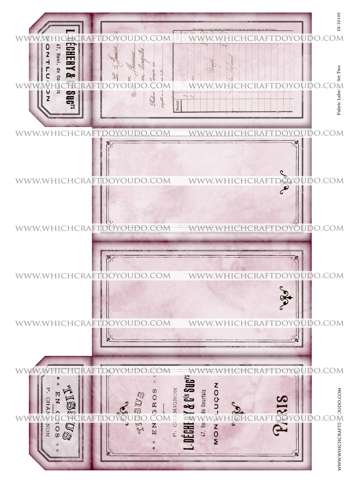 Fabric Labels - Set Two - DI-10145 - Digital Download