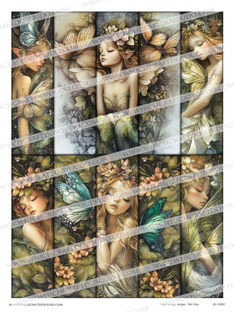 Fairy Image Strips - Set One - DI-10282 - Digital Download