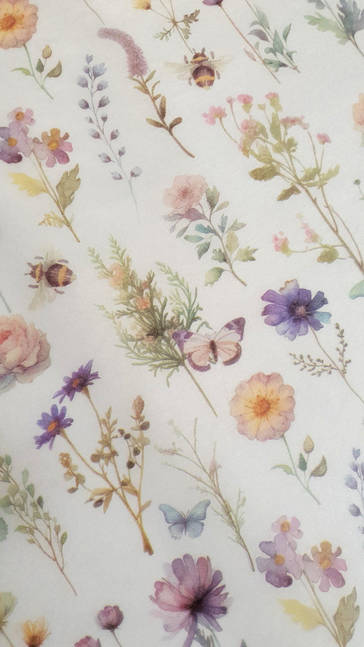 Decoupage Tissue Sheets - Spring Blooms - Set of 12 Pieces