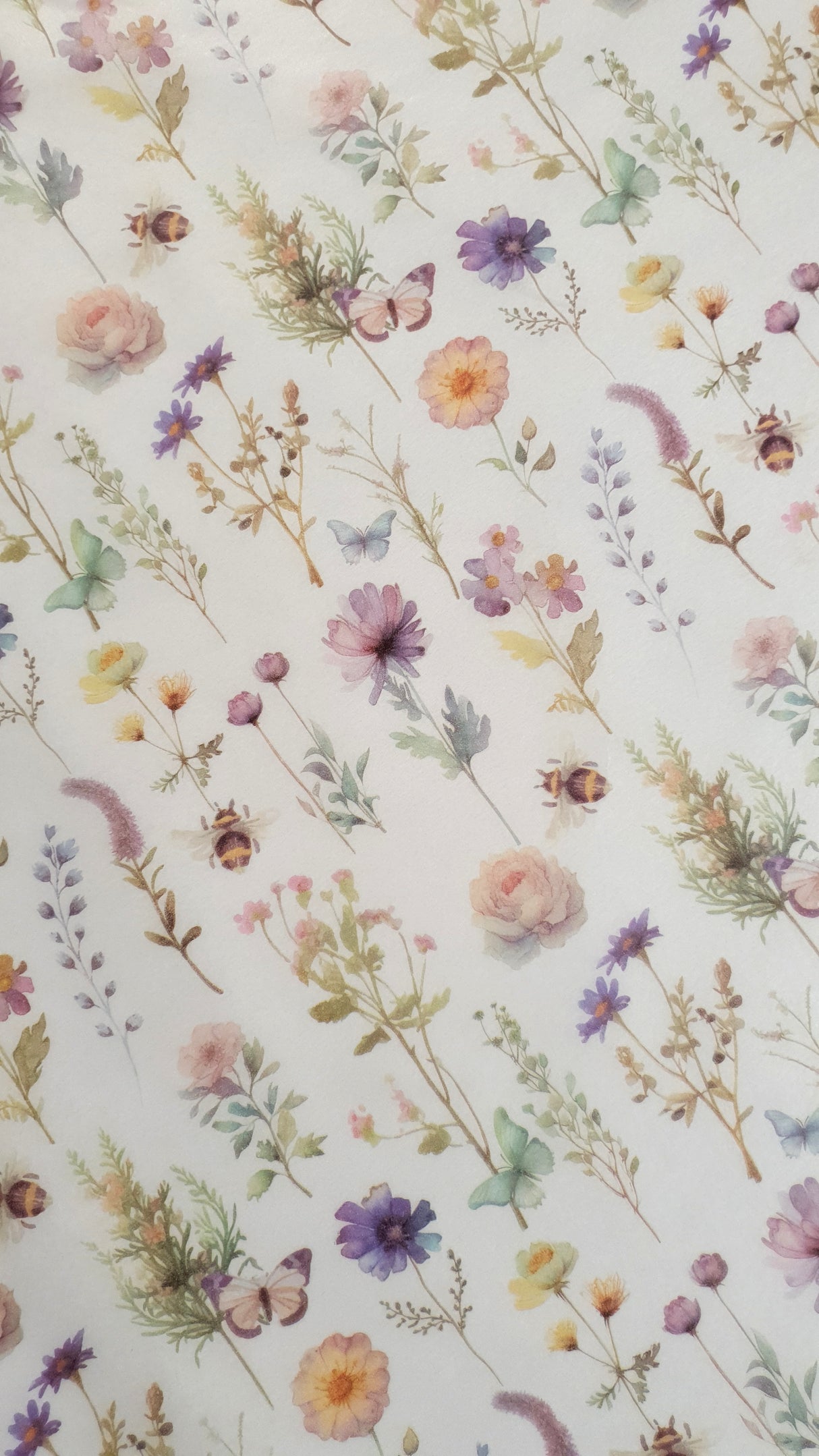 Decoupage Tissue Sheets - Spring Blooms - Set of 12 Pieces