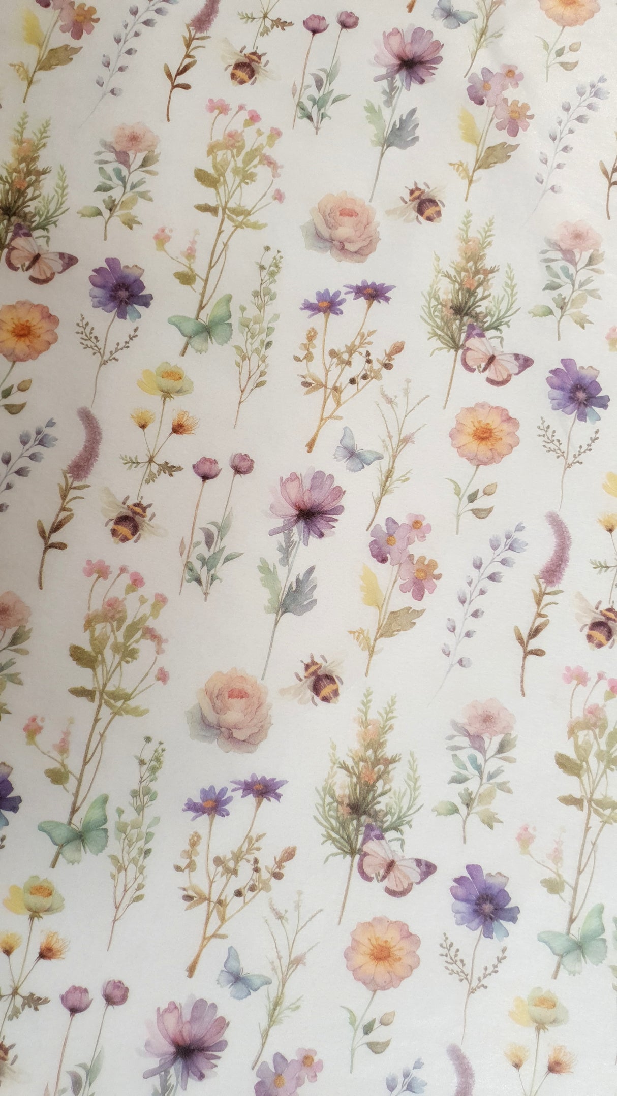 Decoupage Tissue Sheets - Spring Blooms - Set of 12 Pieces