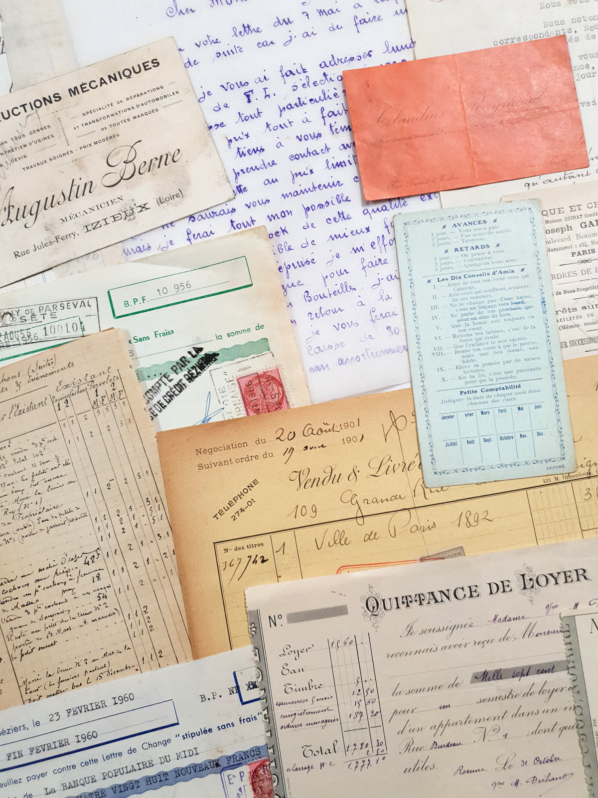 Authentic Vintage/Antique Document Pack - GA