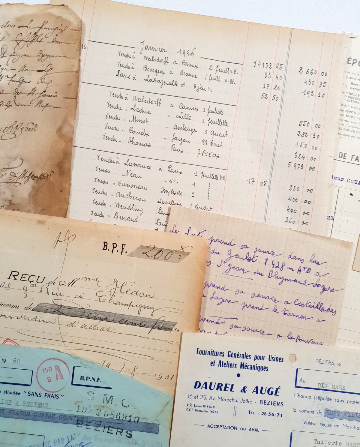Authentic Vintage/Antique Document Pack - GB