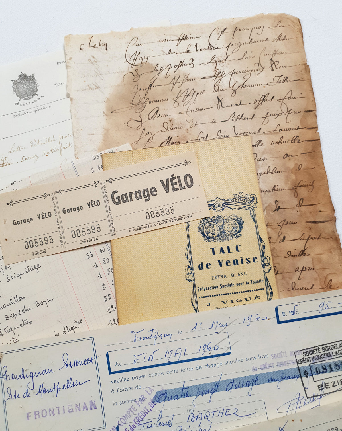 Authentic Vintage/Antique Document Pack - GC