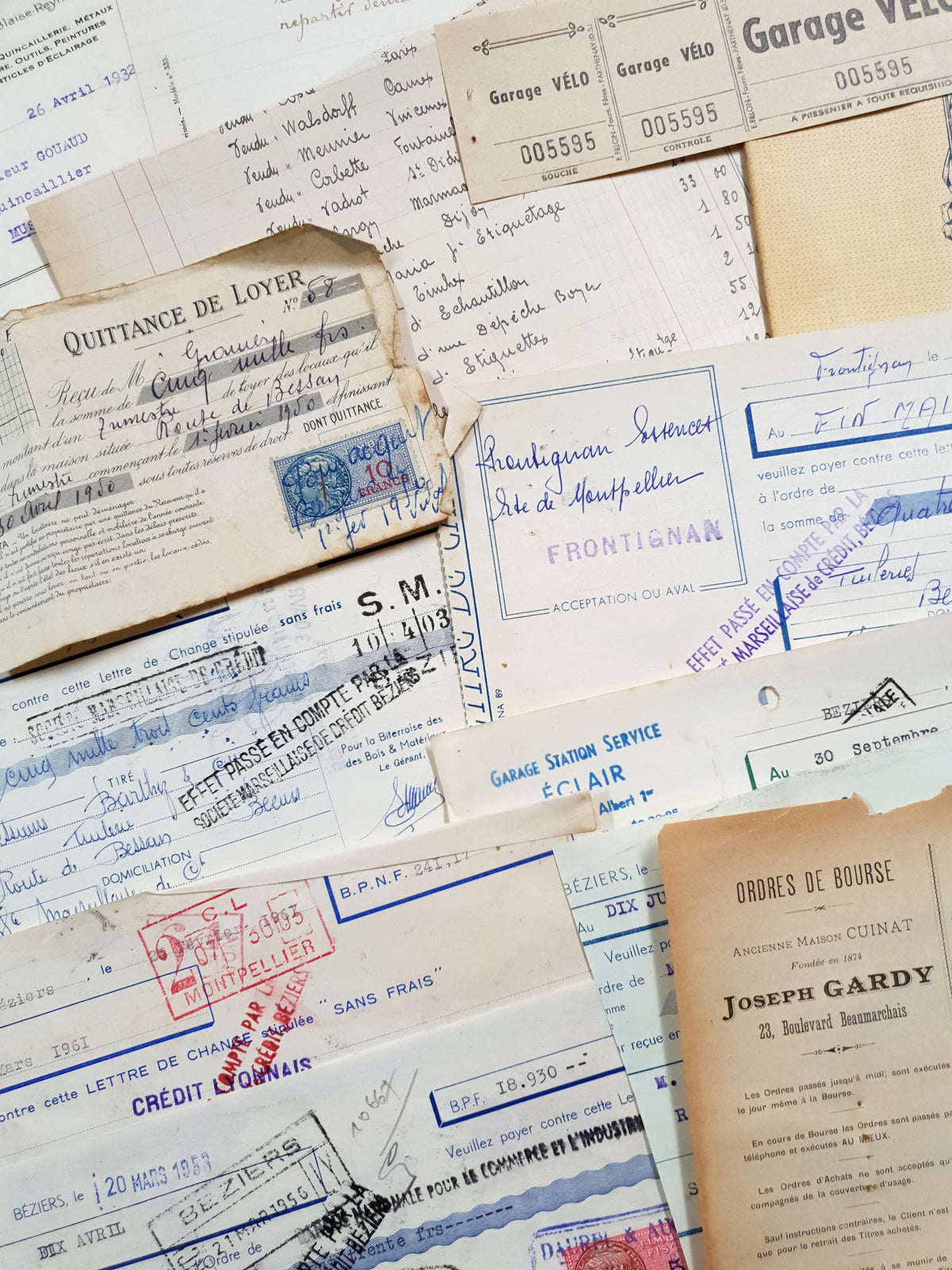 Authentic Vintage/Antique Document Pack - GC