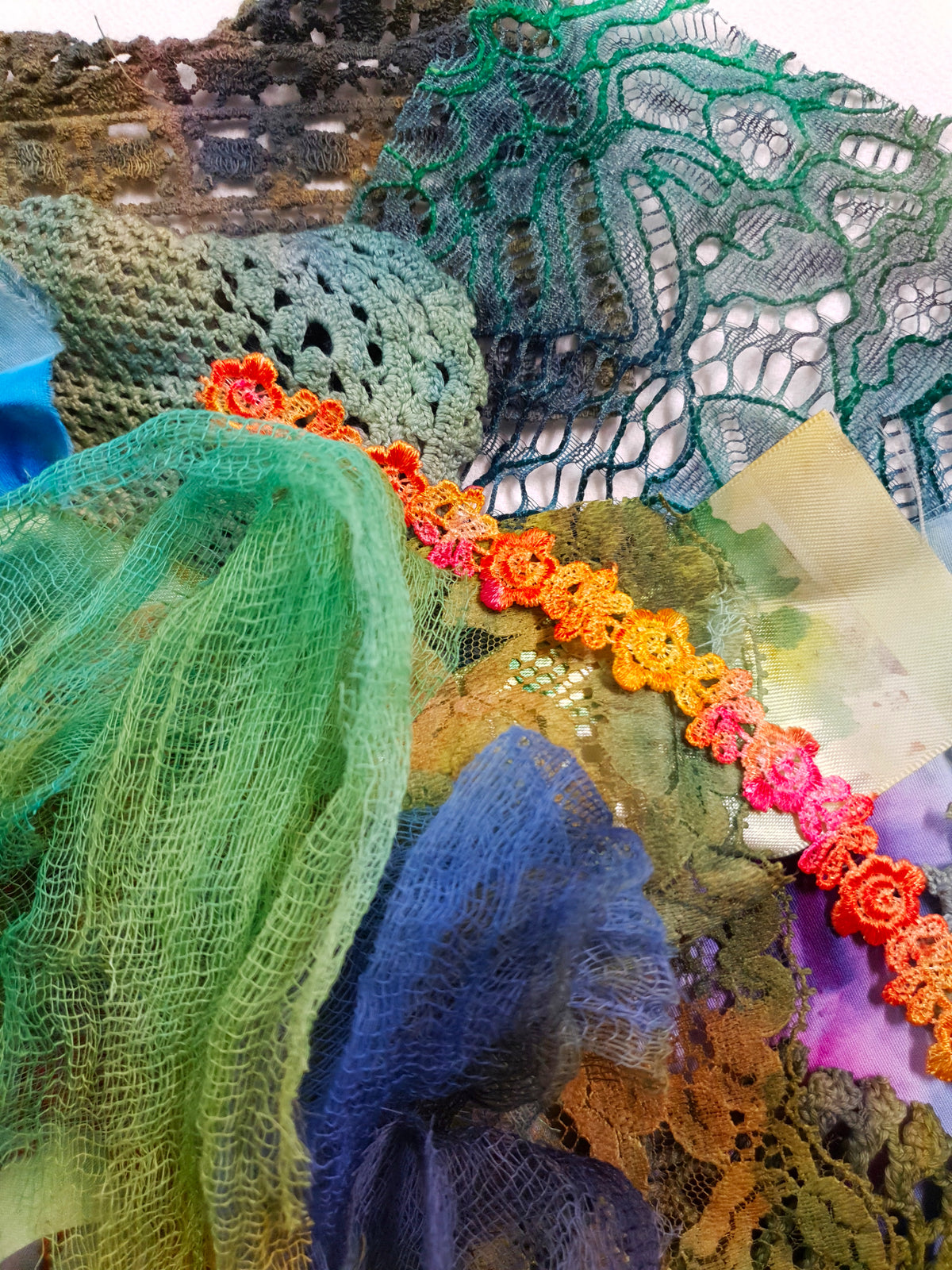 Hand Dyed Fabric & Scraps Collection - GH - Picked at Random