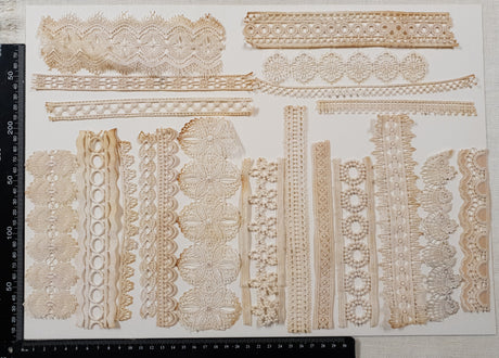 Tea Dyed Lace Snippets Pack - GJ