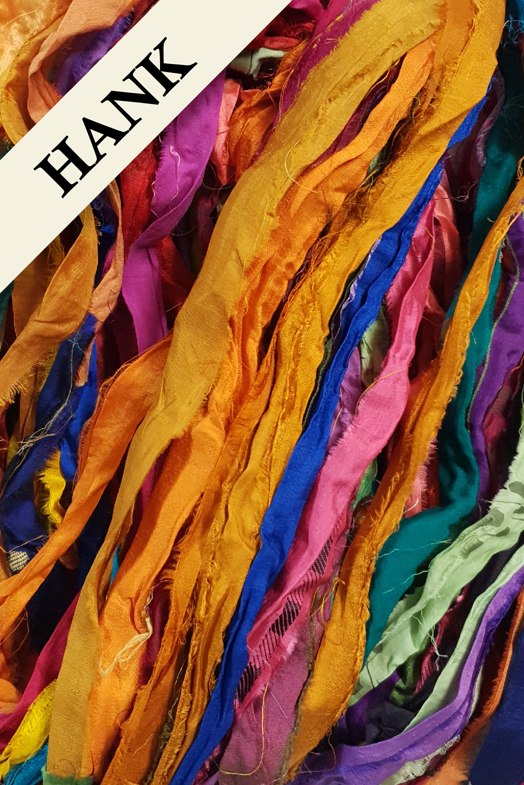 Reclaimed Sari Ribbon Hank - Unique - GJ