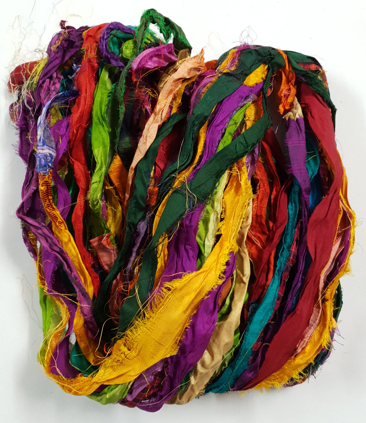 Reclaimed Sari Ribbon Hank - Unique - GZ