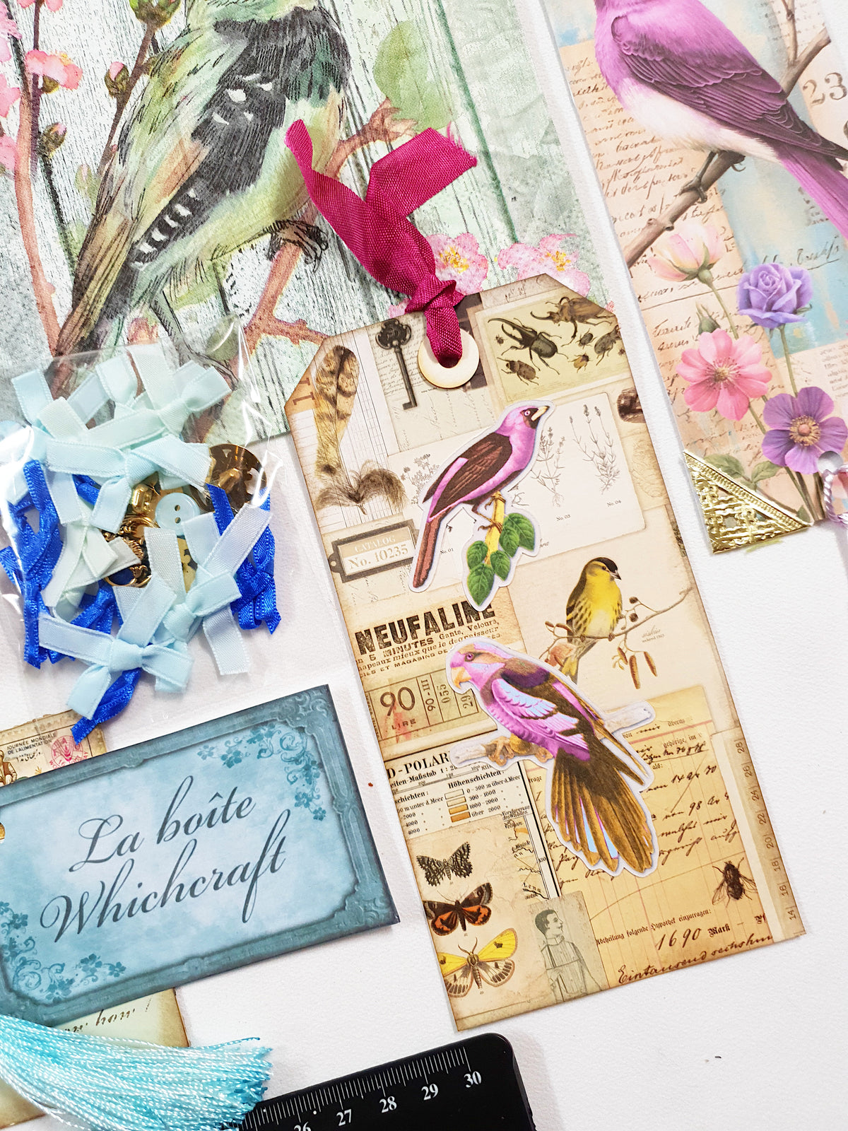 Motherloads Birds & Blooms - Handmade Journal & Ephemera Collection - HI