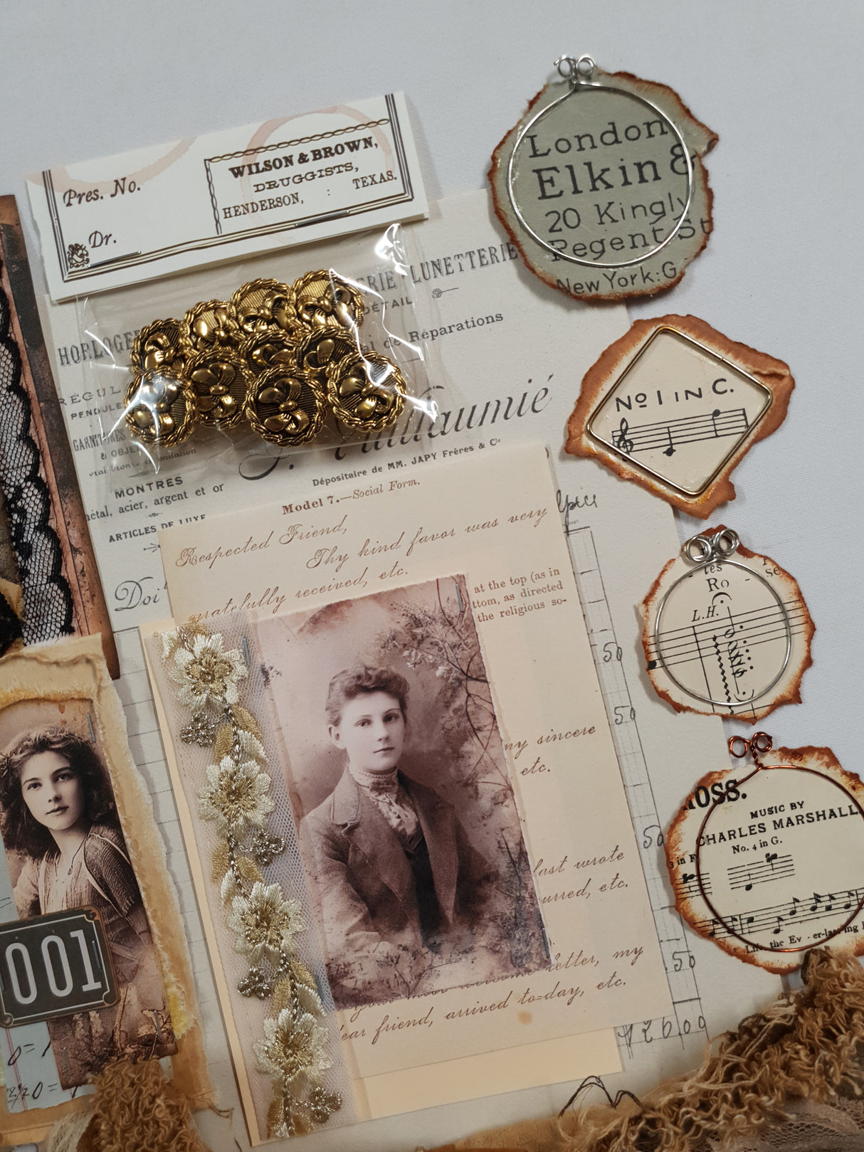 Motherloads Collection of Handmade Goodies & Ephemera - EX