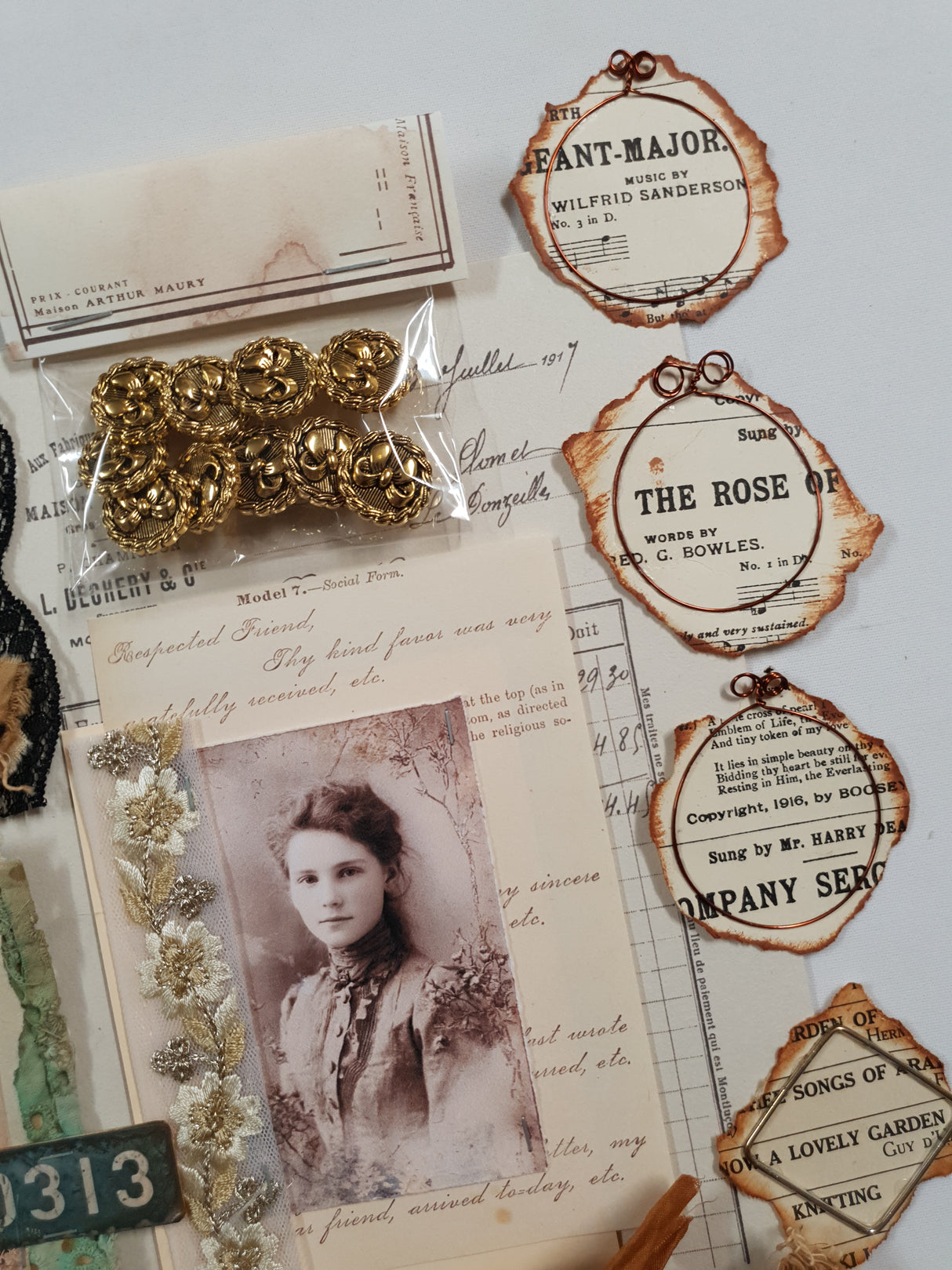 Motherloads Collection of Handmade Goodies & Ephemera - EY