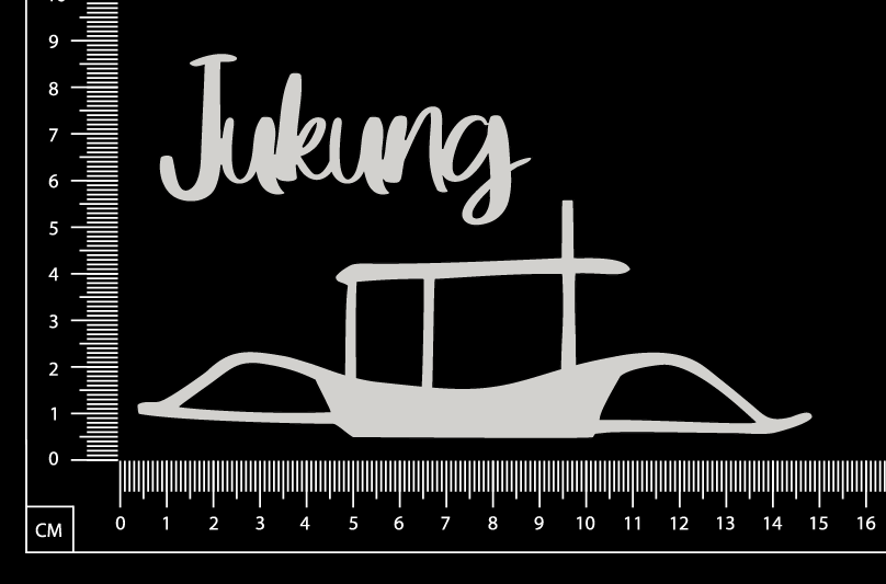 Jukung - A - White Chipboard