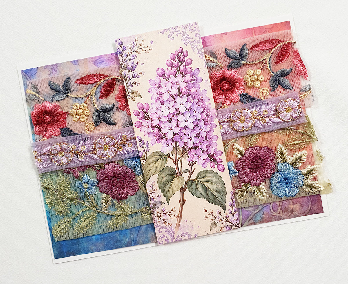 Assorted Embroidered Trim Pack - KH