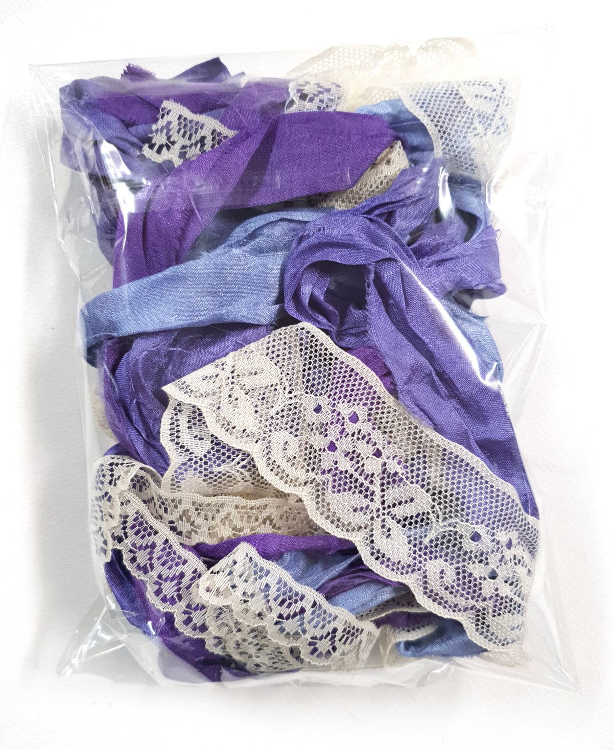 Pretty Purples – Sari Silk & Vintage Lace Pack - KJ