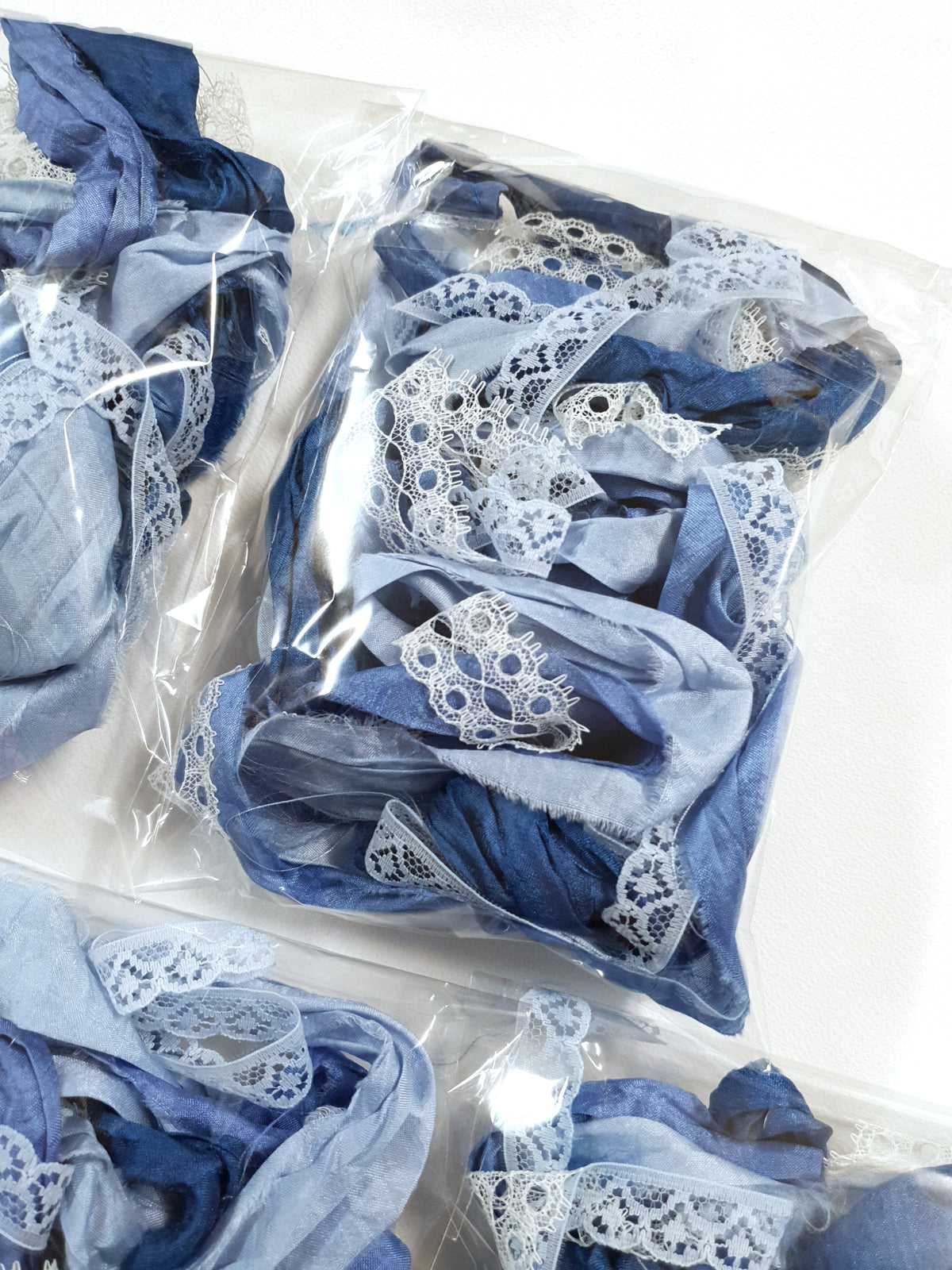 Feeling Blue – Sari Silk & Vintage Lace Pack - KK