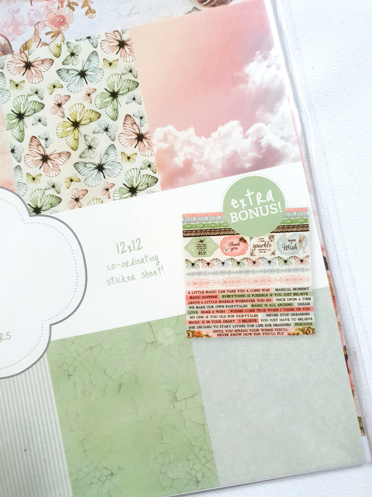 Kaisercraft 12 x 12 Papers Pack - Fairy Garden