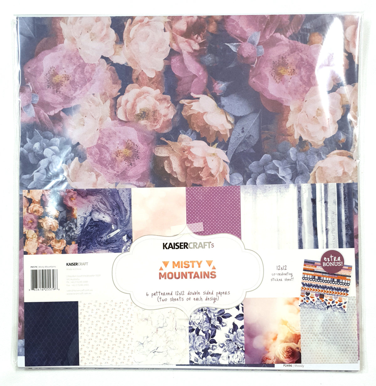 Kaisercraft 12 x 12 Papers Pack - Misty Mountains