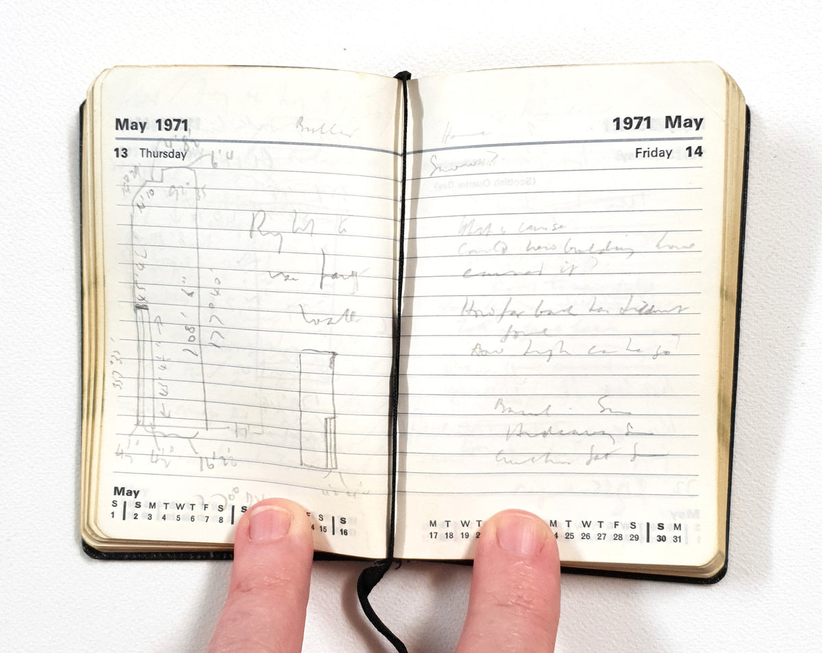 1971 Handwritten Pocket Diary - LM