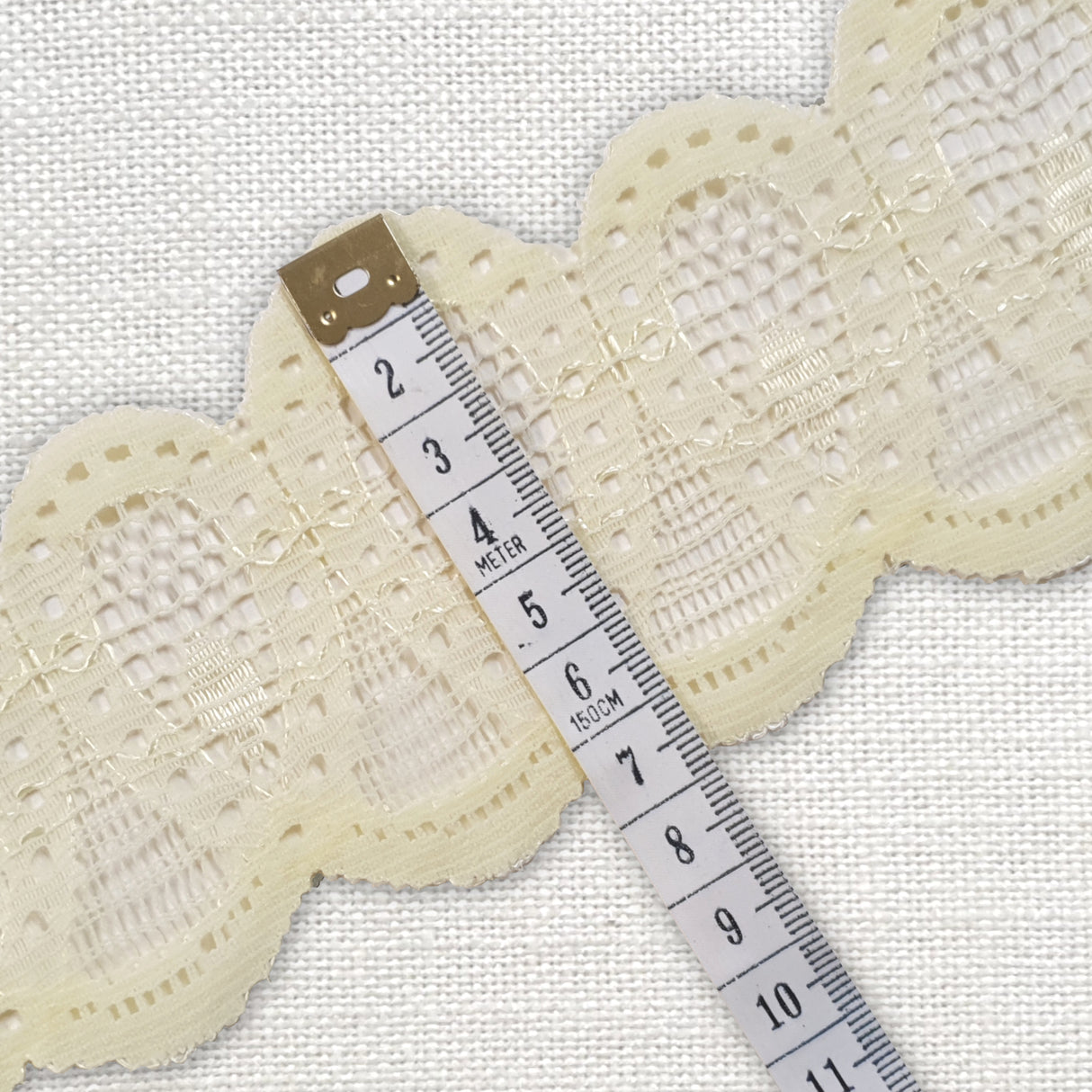 Lace Trim Pack - 7211 - Light Yellow - 2 Meter Pack