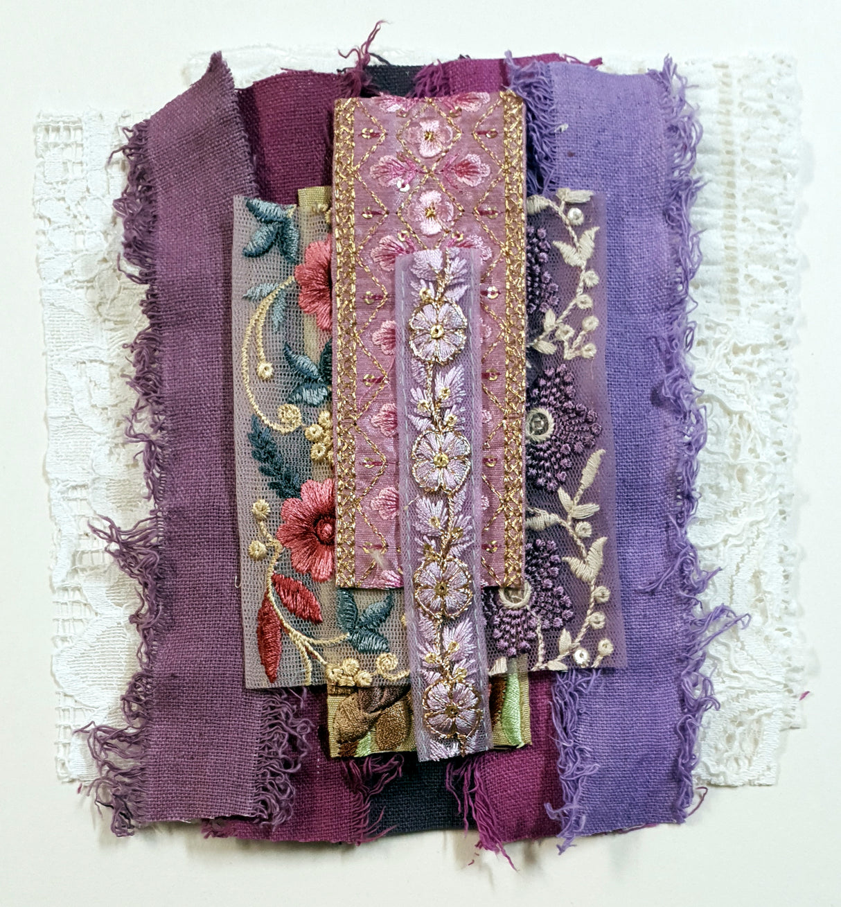 Lace & Trim Snippets Pack - Pinks/Purples