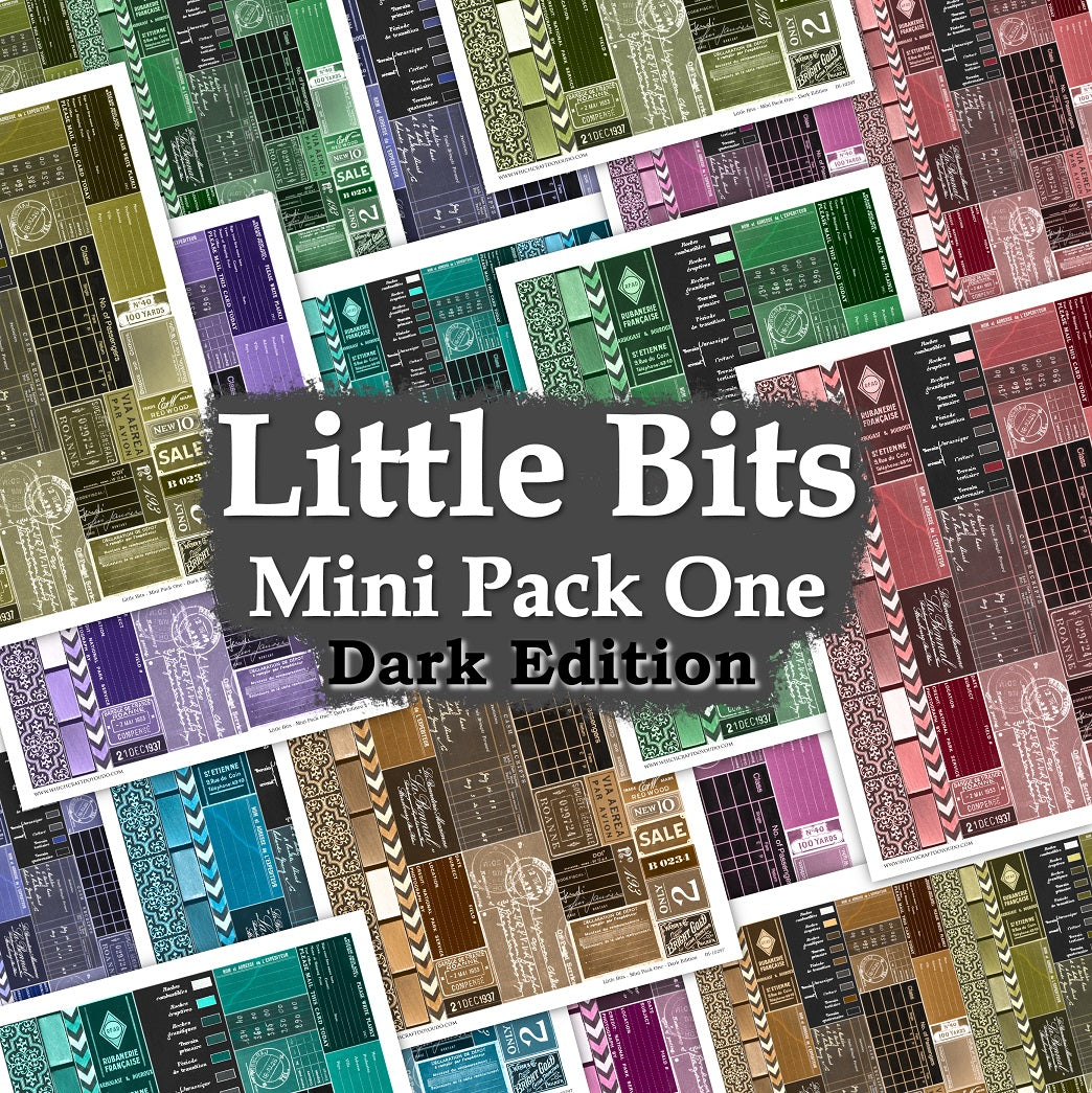 Little Bits - Mini Pack One - Dark Edition - DI-10297 - Digital Download