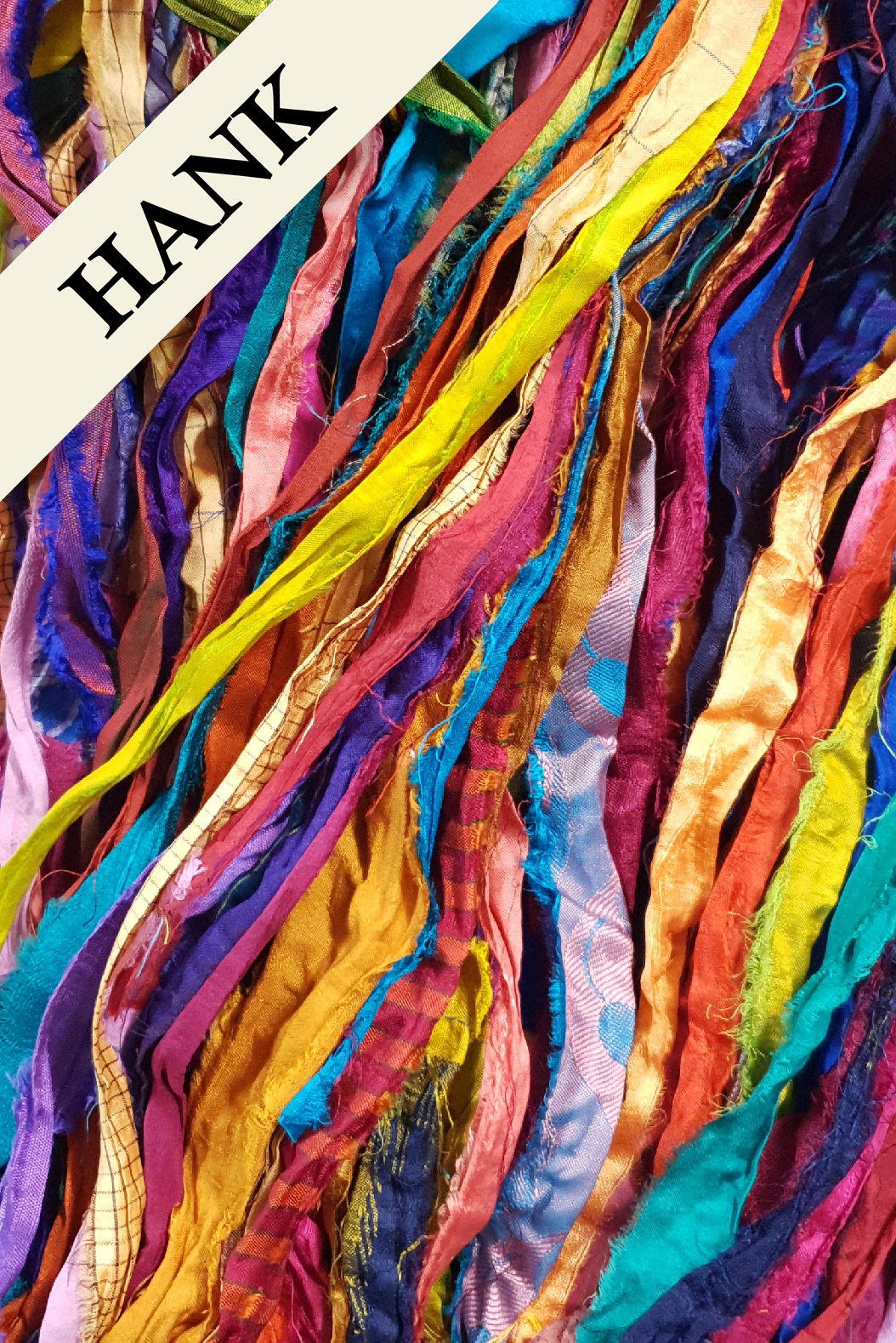 Reclaimed Sari Ribbon Hank - Unique - MK