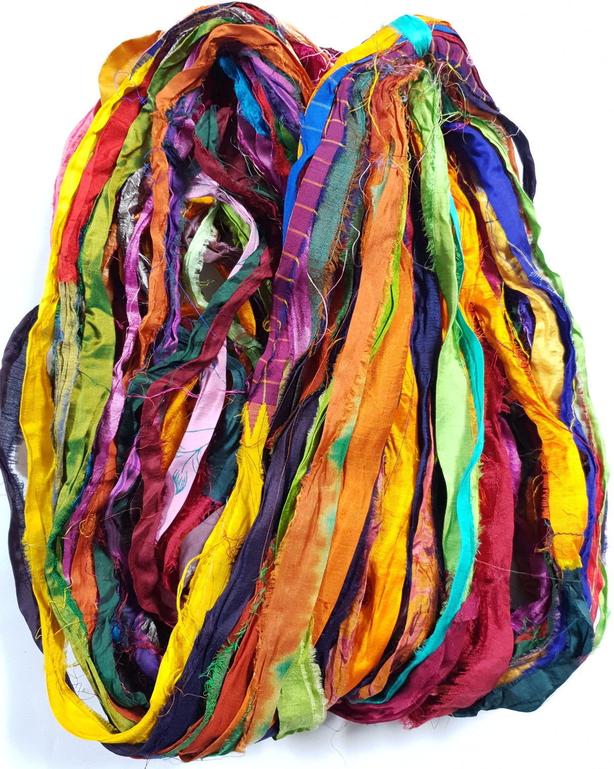 Reclaimed Sari Ribbon Hank - Unique - MM