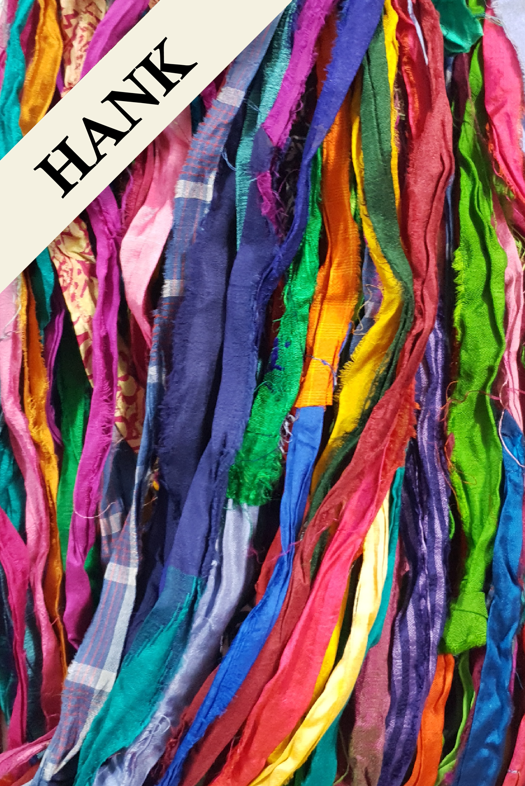 Reclaimed Sari Ribbon Hank - Unique - MN