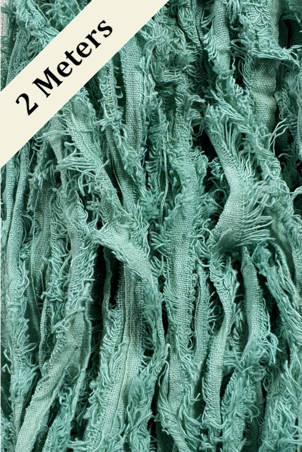 Cotton Frizz Ribbon - Mint - 2m Pack