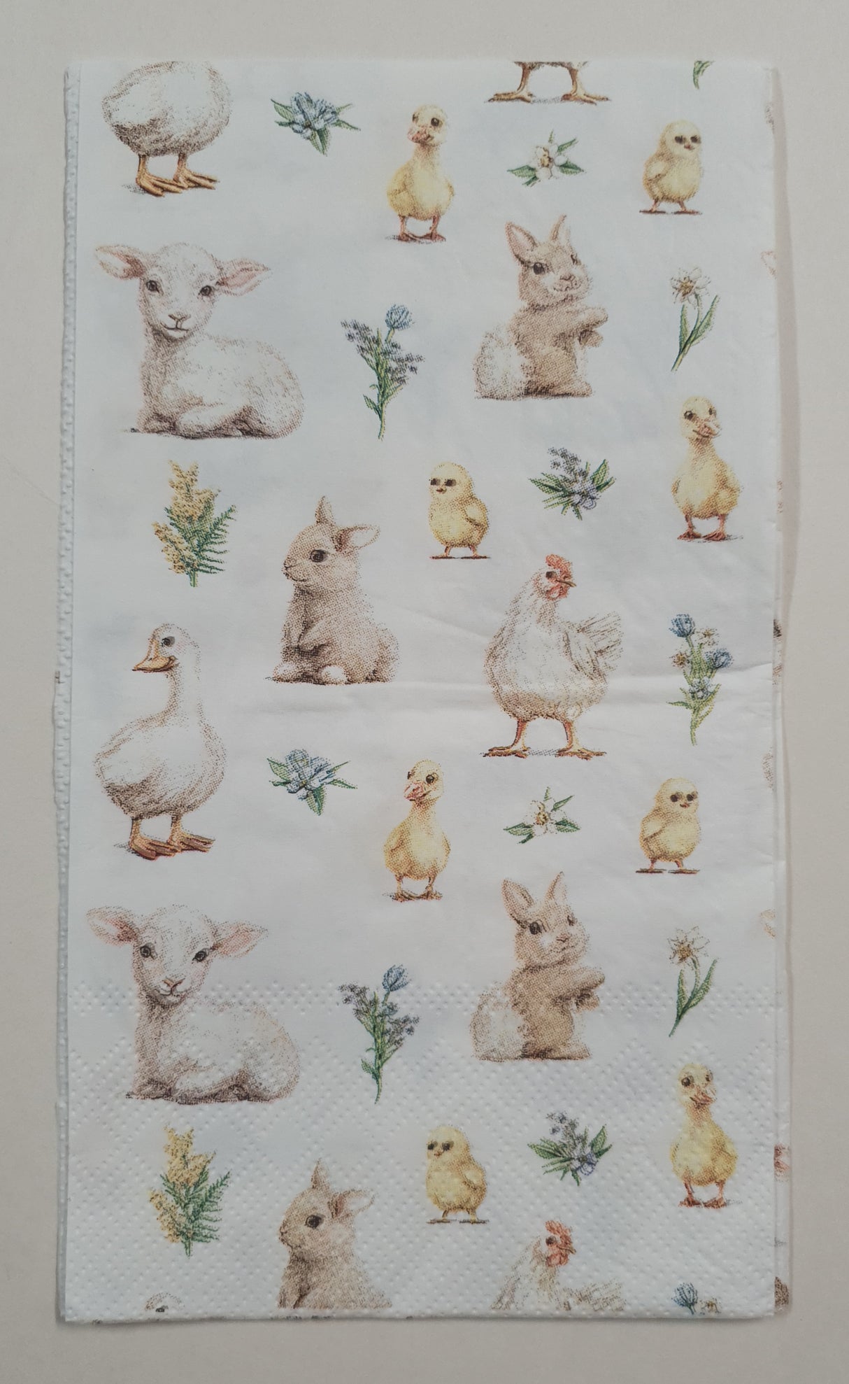 Decoupage Napkin - (DN-8567) - Little Animals - Buffet