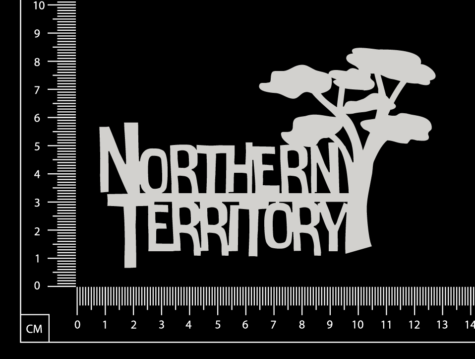 Northern Territory - A - White Chipboard