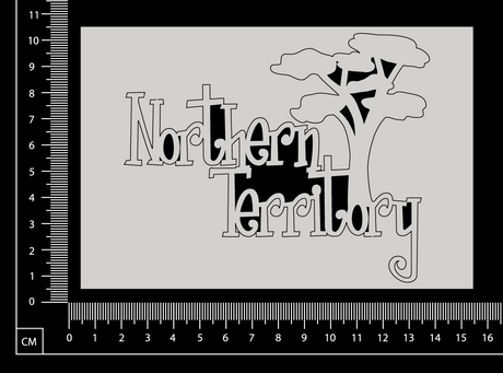 Northern Territory - C - White Chipboard