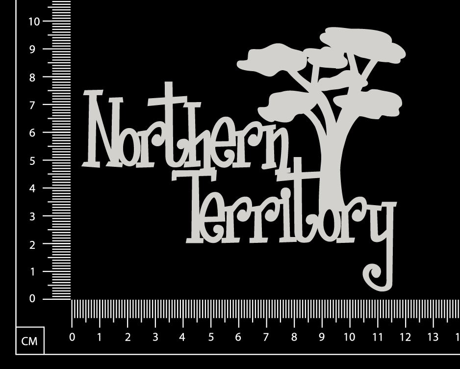Northern Territory - C - White Chipboard