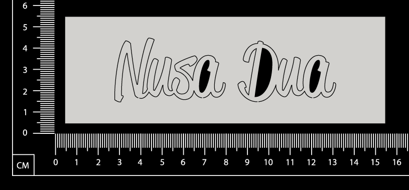 Nusa Dua - A - White Chipboard