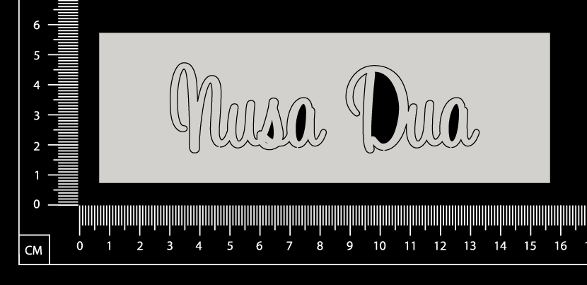 Nusa Dua - B - White Chipboard