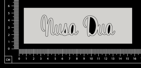 Nusa Dua - B - White Chipboard