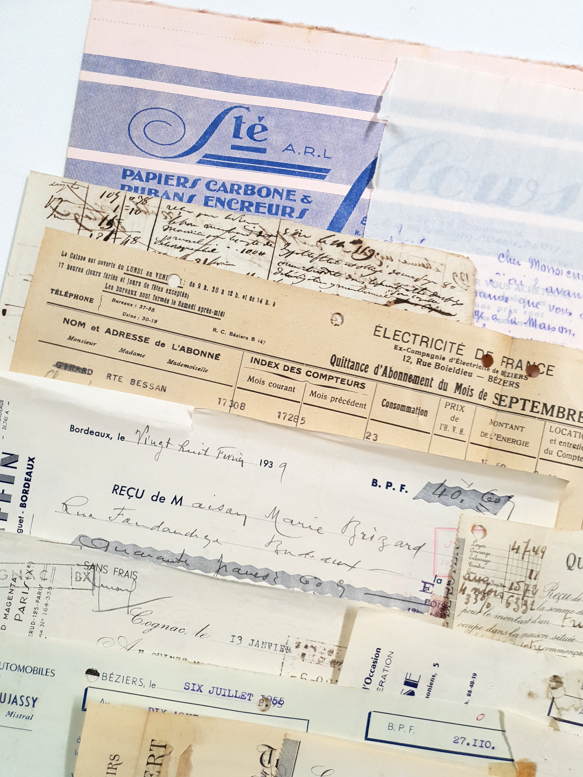 Authentic Vintage/Antique Document Pack - OB