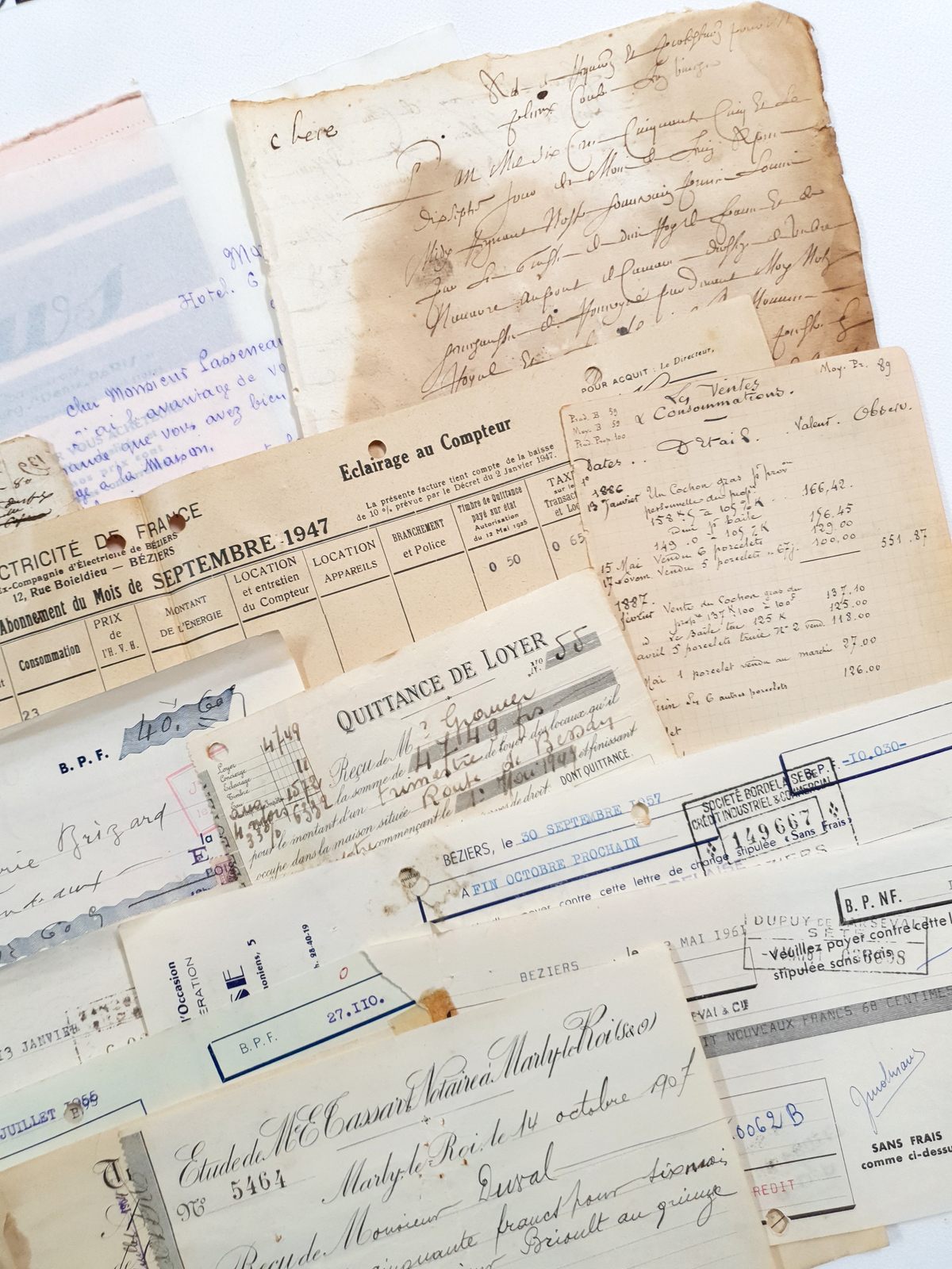 Authentic Vintage/Antique Document Pack - OB