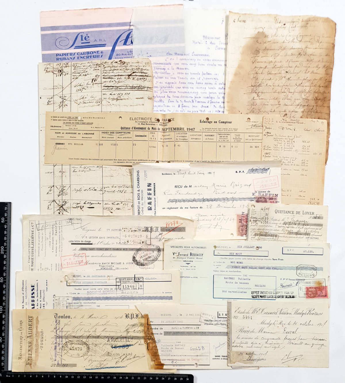 Authentic Vintage/Antique Document Pack - OB