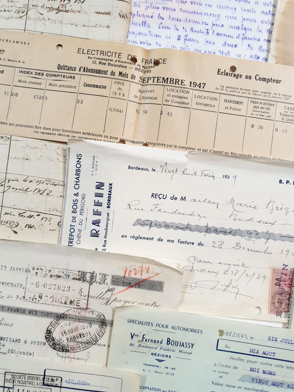 Authentic Vintage/Antique Document Pack - OB