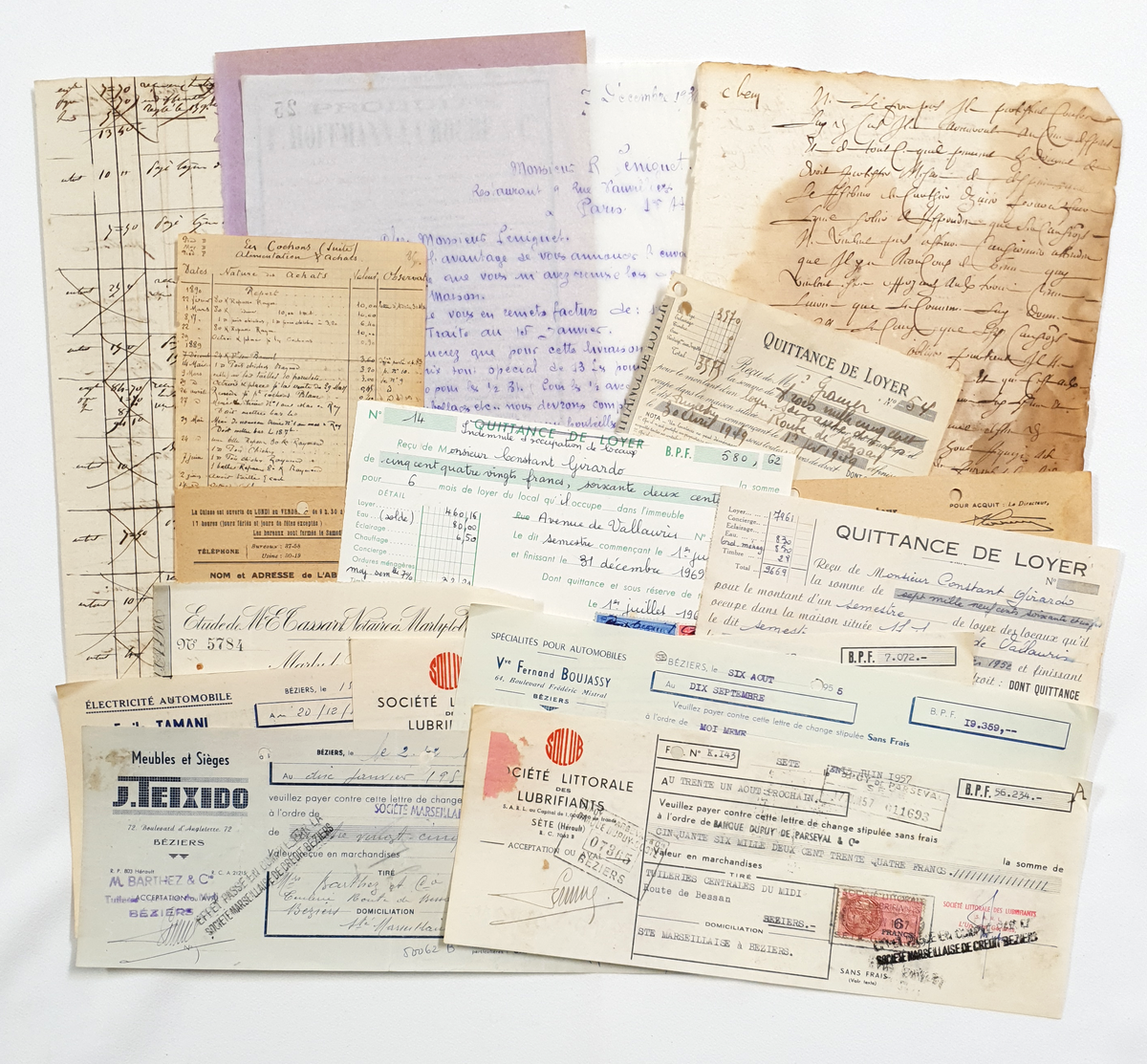 Authentic Vintage/Antique Document Pack - OC