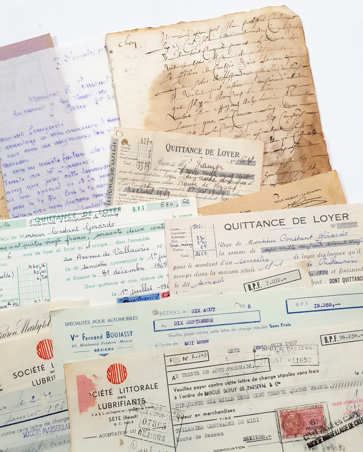 Authentic Vintage/Antique Document Pack - OC