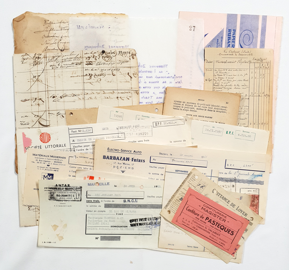 Authentic Vintage/Antique Document Pack - OD