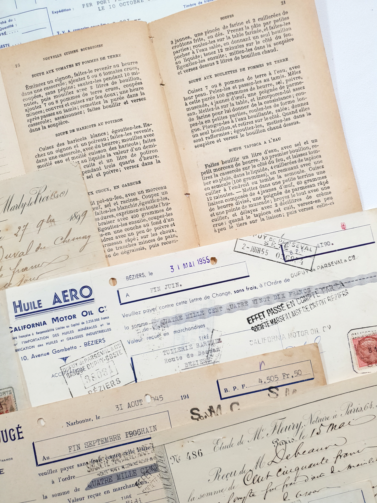 Authentic Vintage/Antique Document Pack - OE