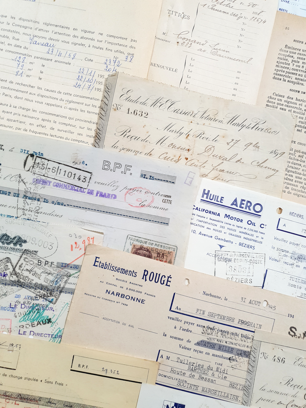 Authentic Vintage/Antique Document Pack - OE