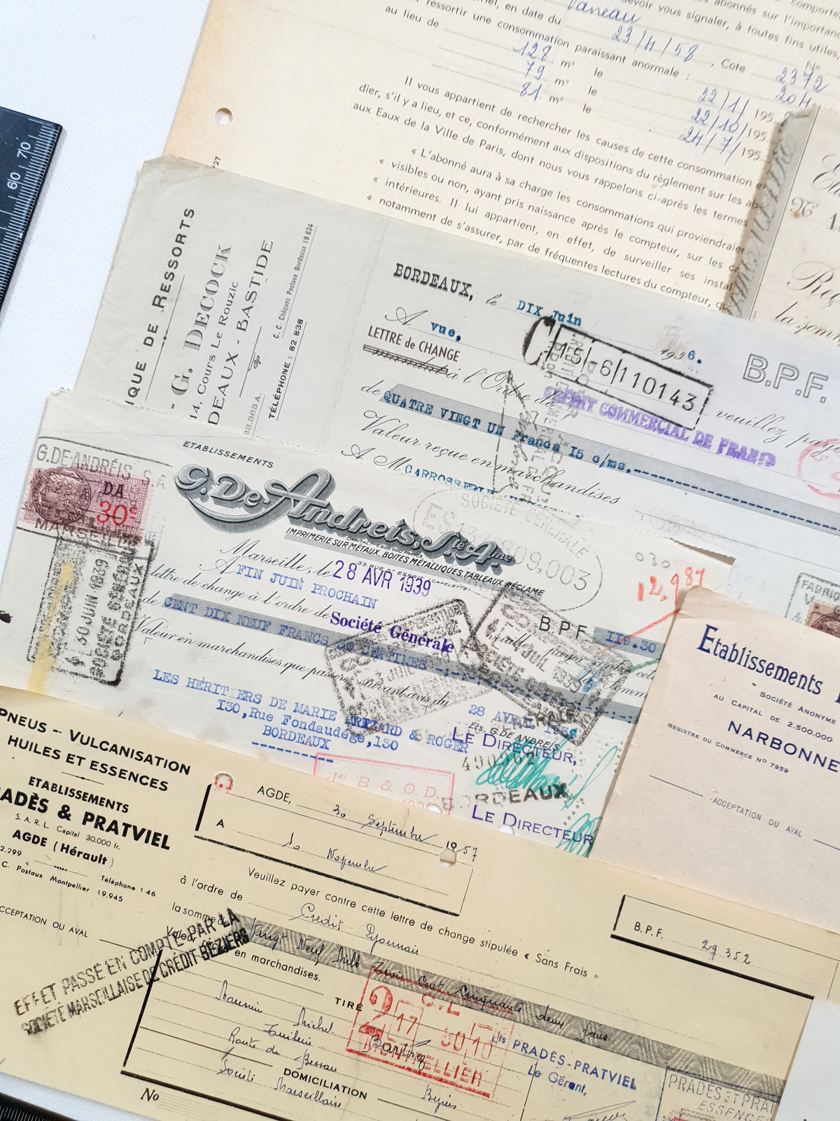 Authentic Vintage/Antique Document Pack - OE