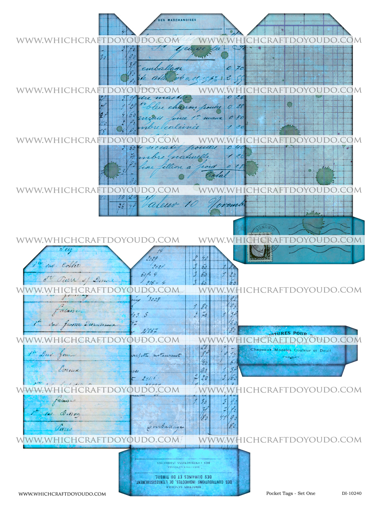 Pocket Tags - Set One - DI-10240 - Digital Download