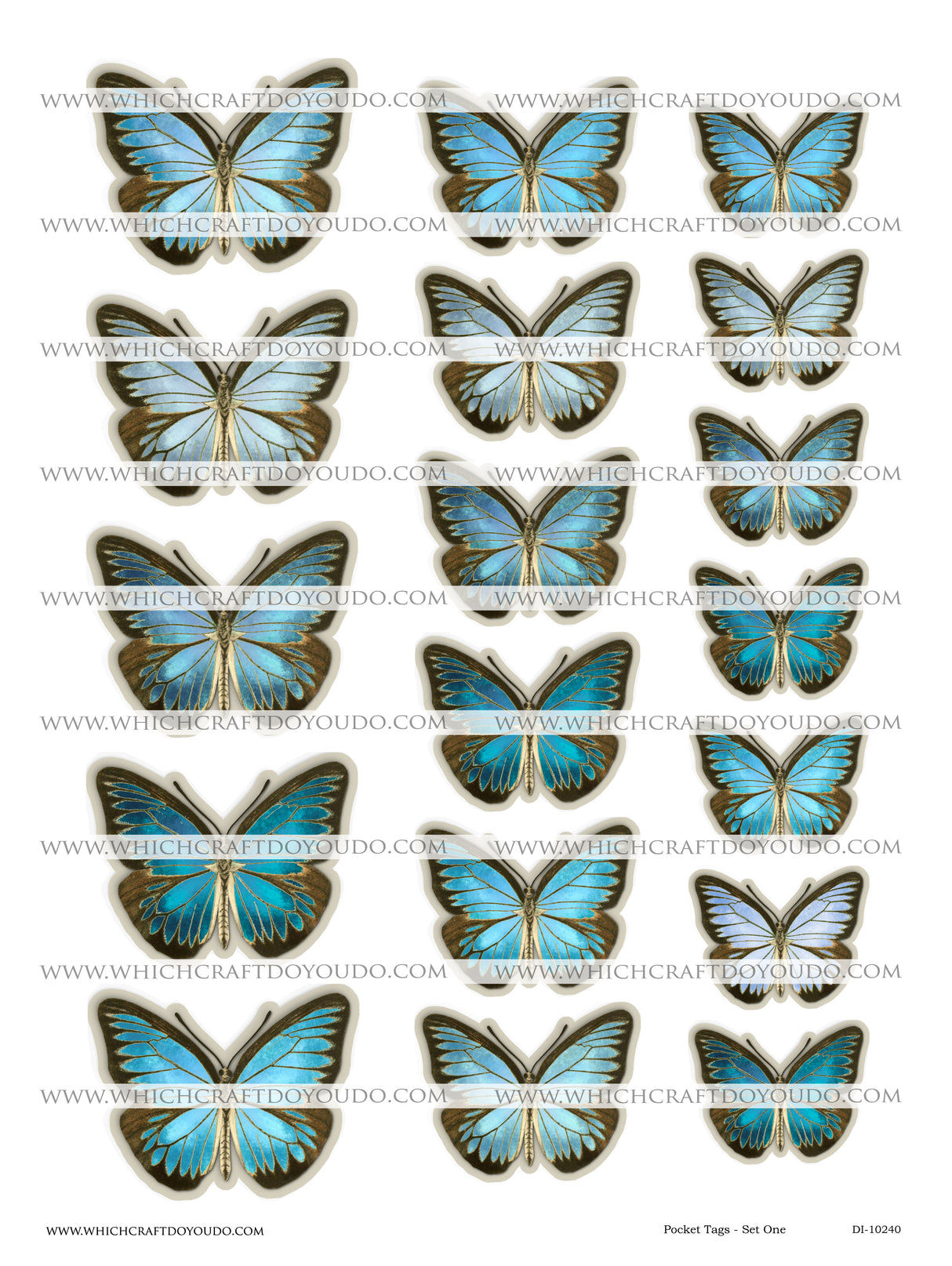 Pocket Tags - Set One - DI-10240 - Digital Download