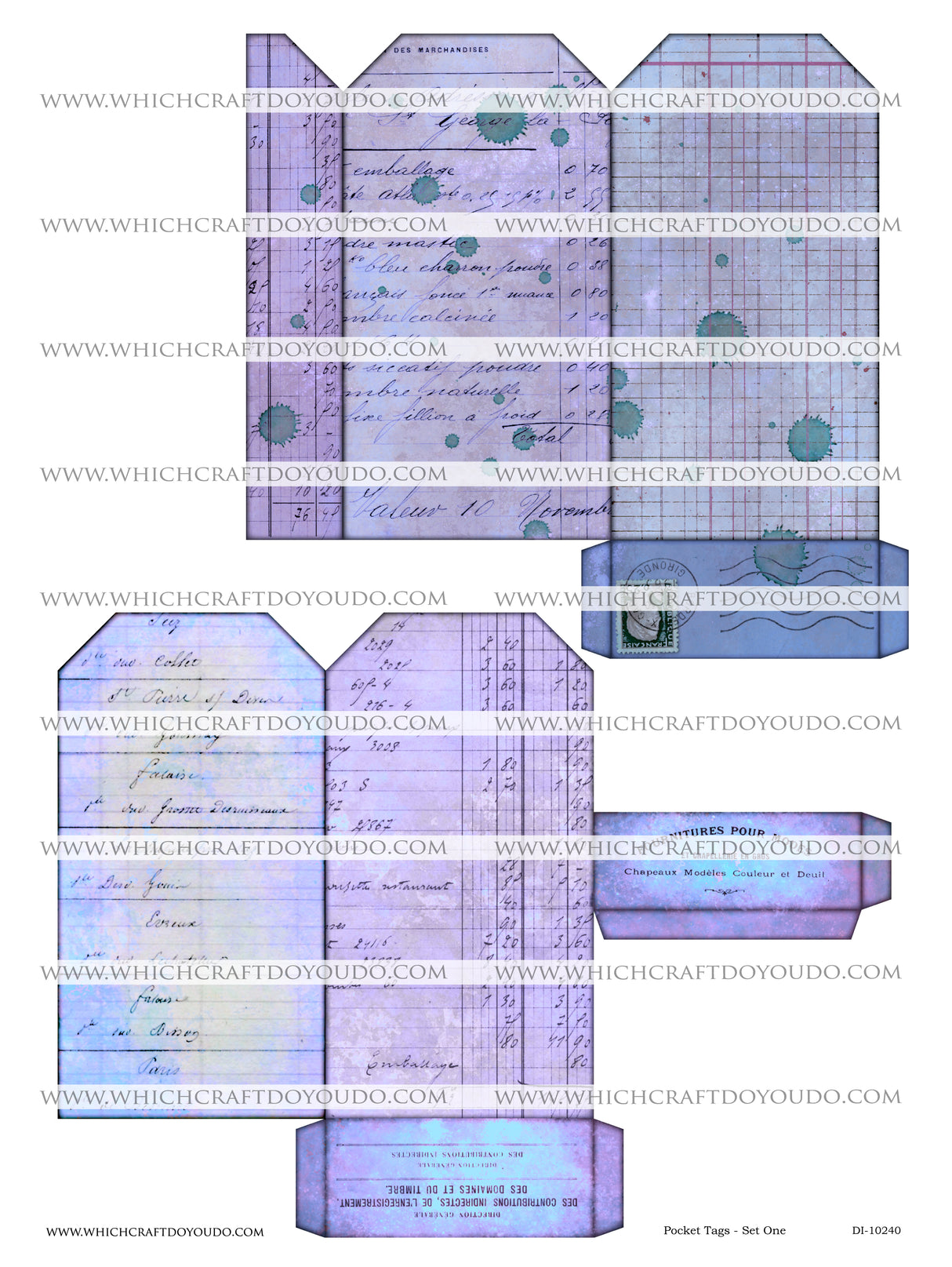 Pocket Tags - Set One - DI-10240 - Digital Download